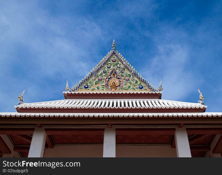 Temple gable