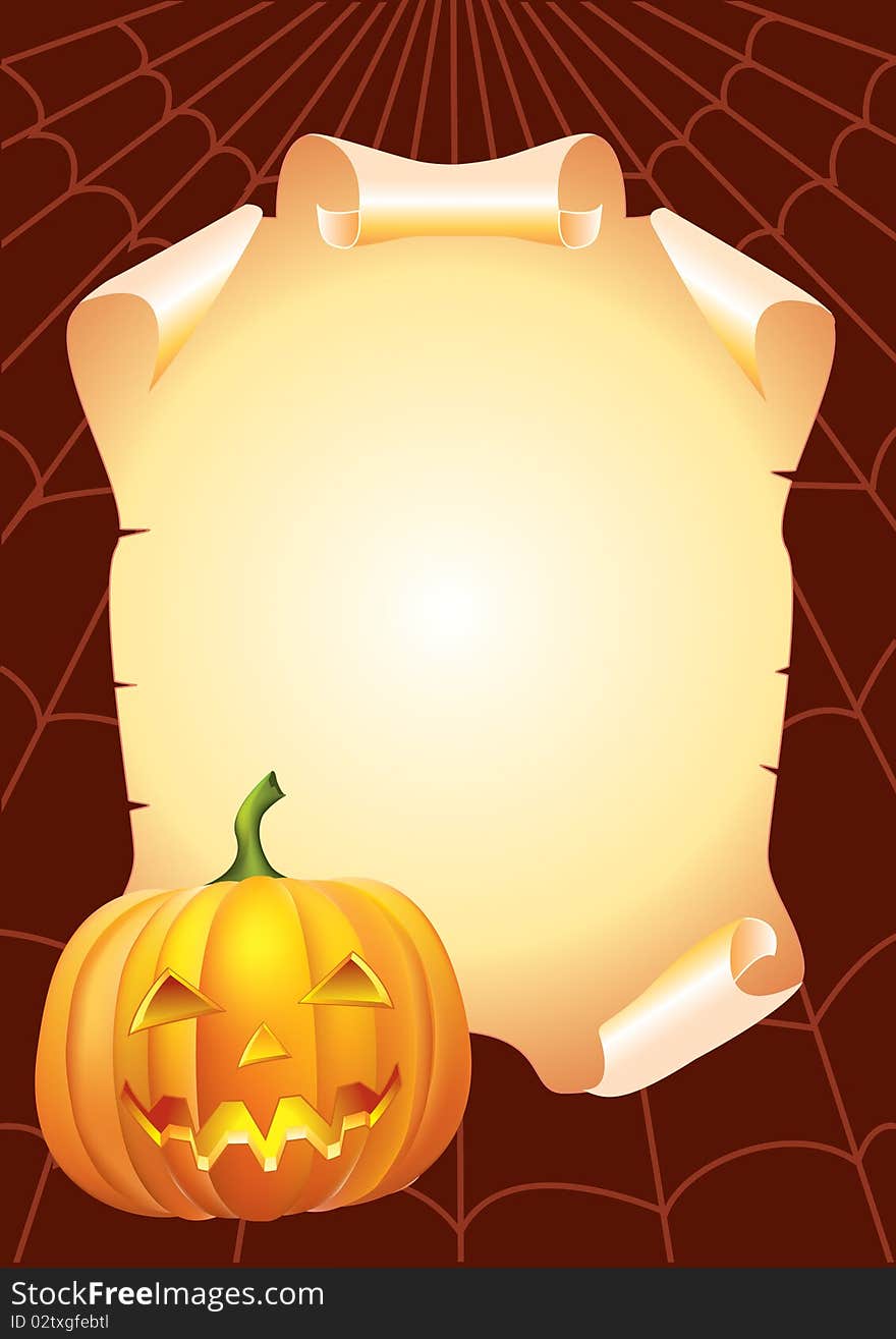 Halloween . Vector background for text. Halloween . Vector background for text.