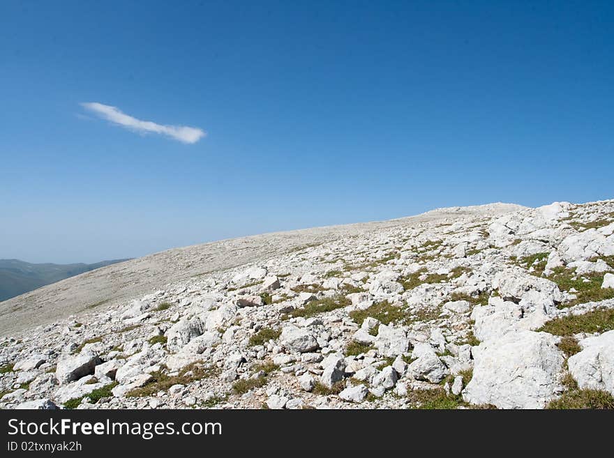 Landscape In Mountains