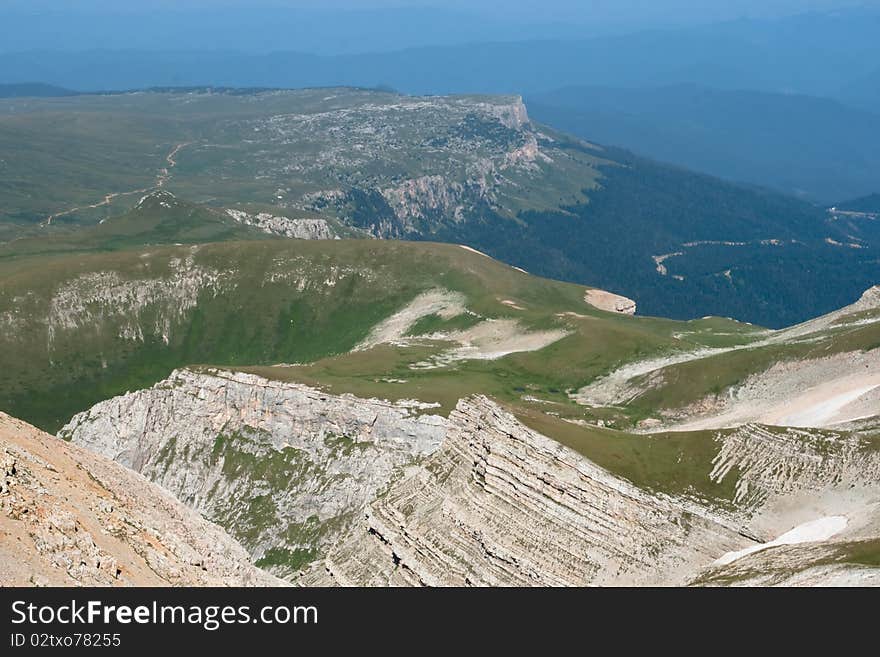 Landscape In Mountains