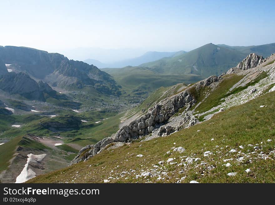 Landscape In Mountains