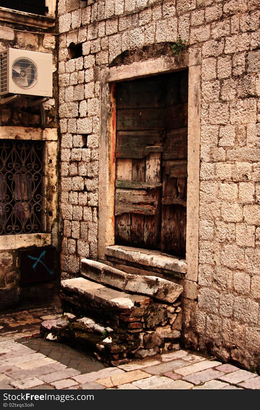 Old street of Kotor.