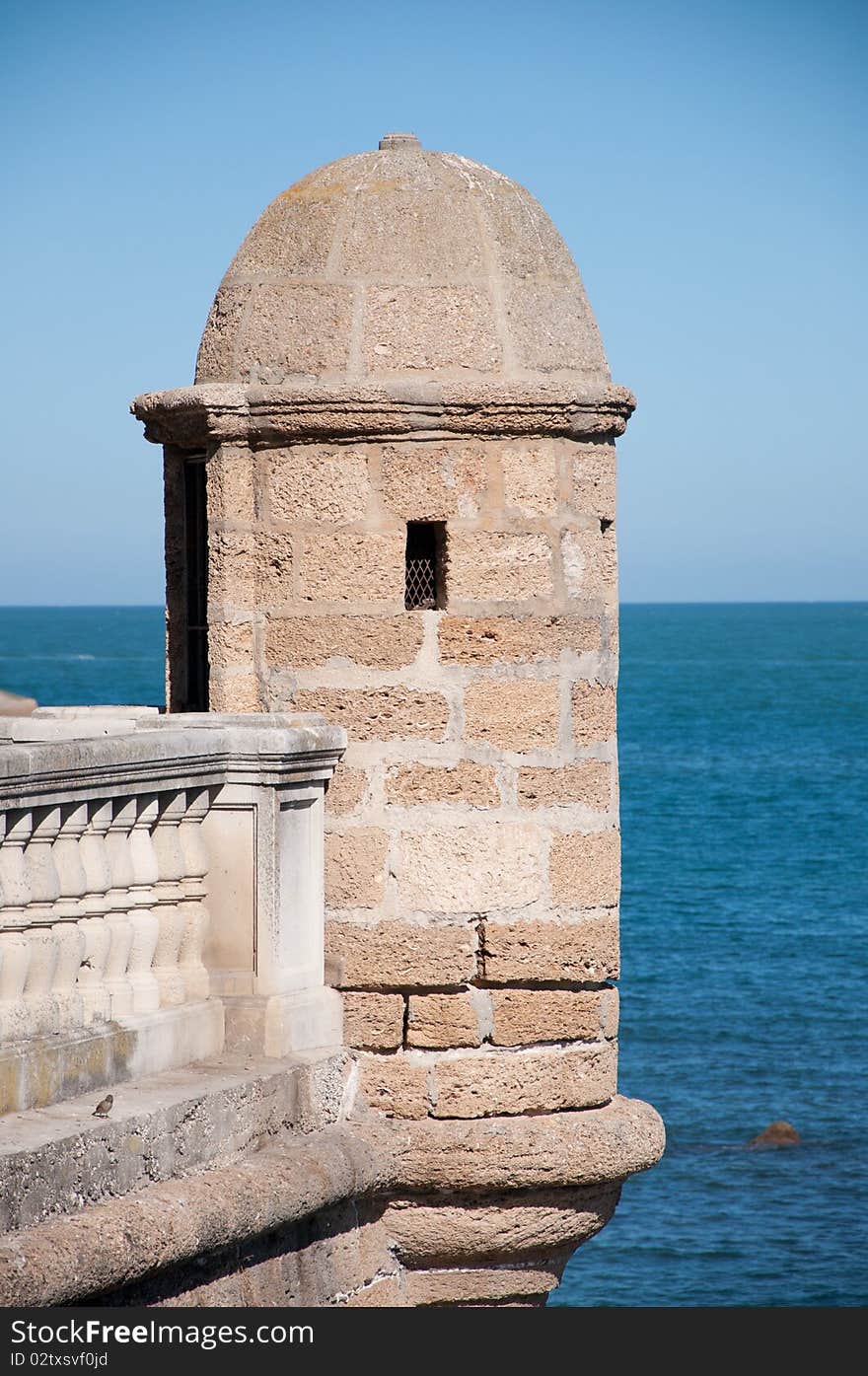 Viewpoint of the mall in Cadiz