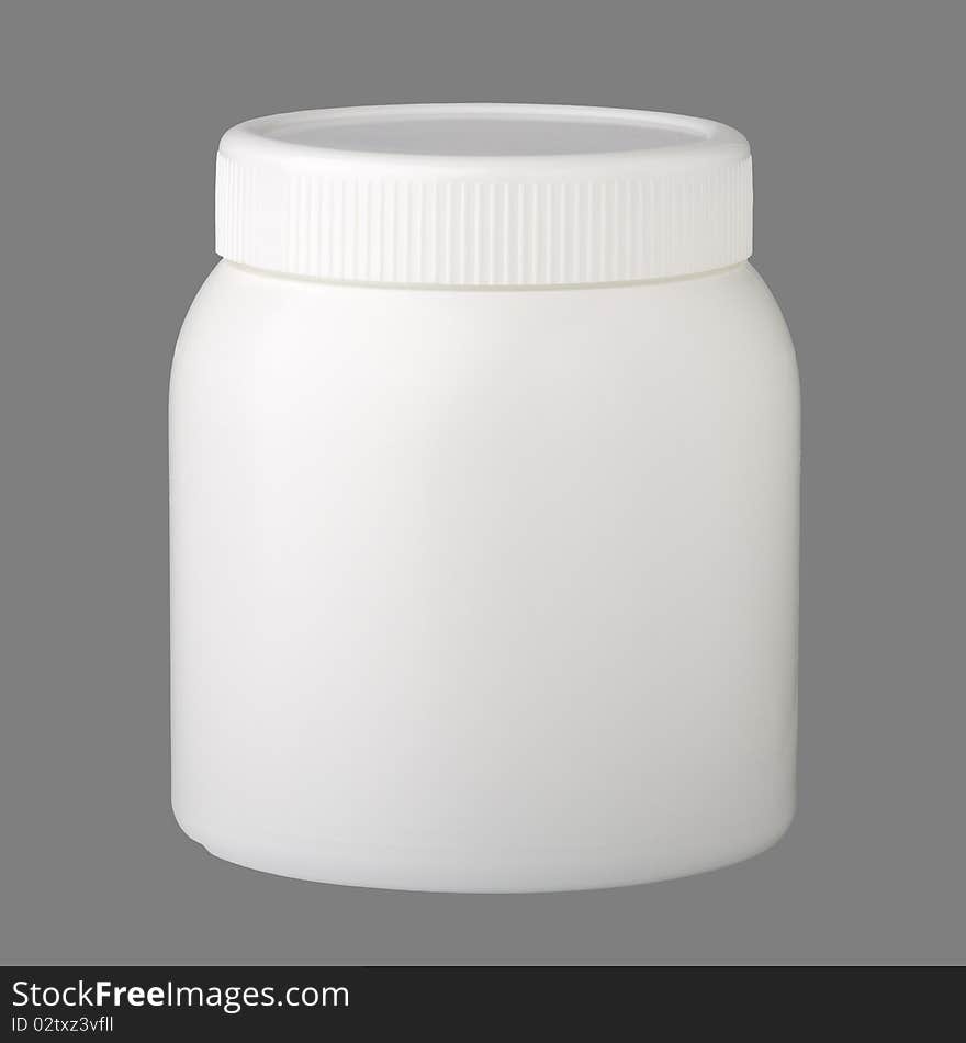 Plastic container for medicine