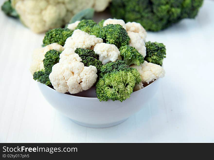 Cauliflower And Broccoli