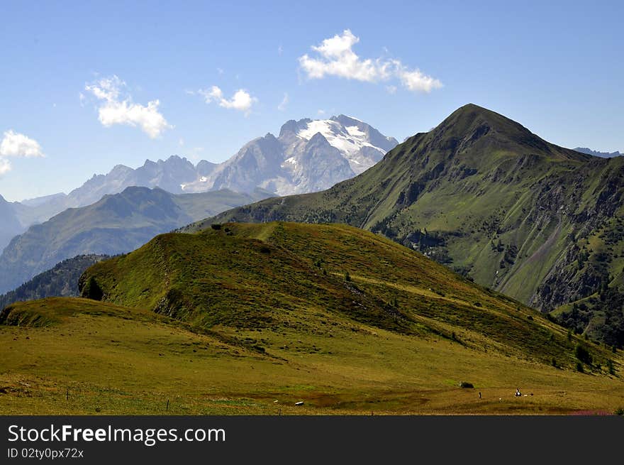 Landscape Dolomites of northern Italy