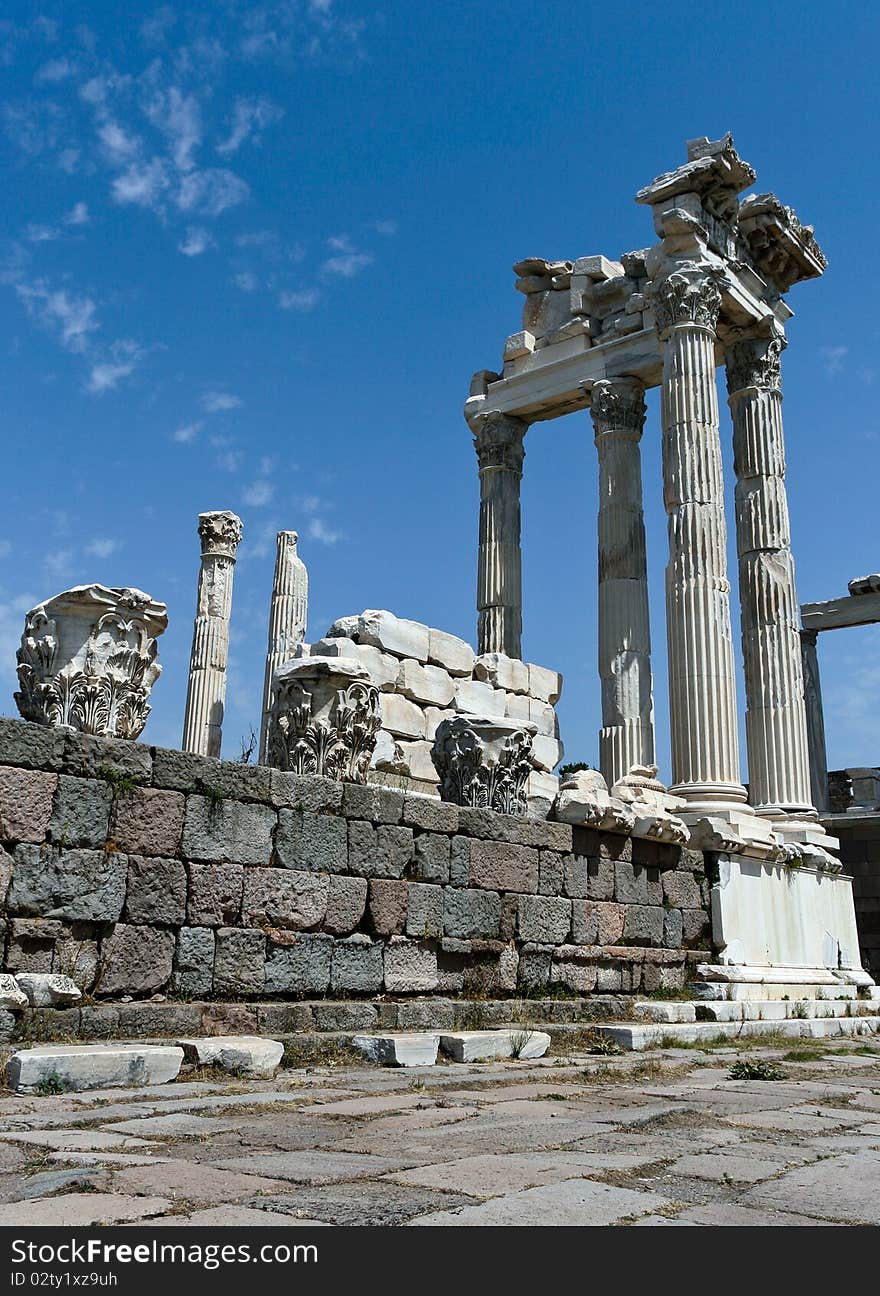 Antique ruins in Ephesus