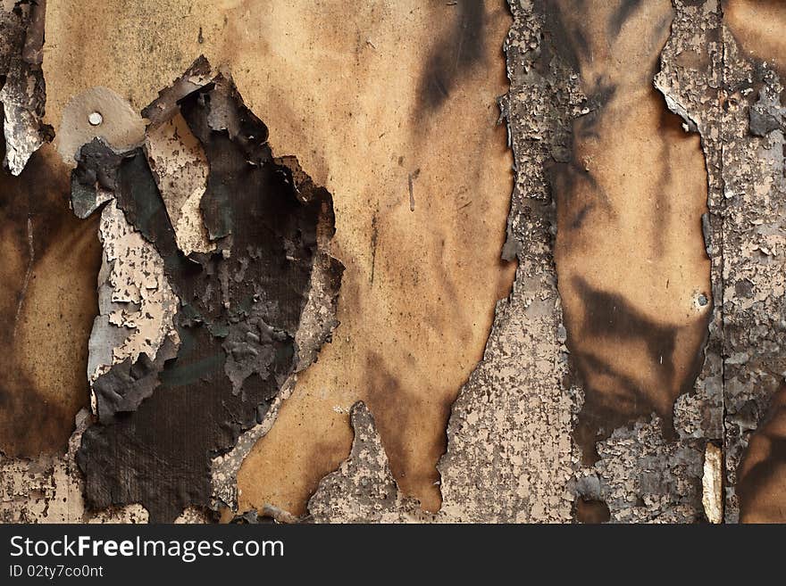 Grungy texture of a burnt wall. Grungy texture of a burnt wall.