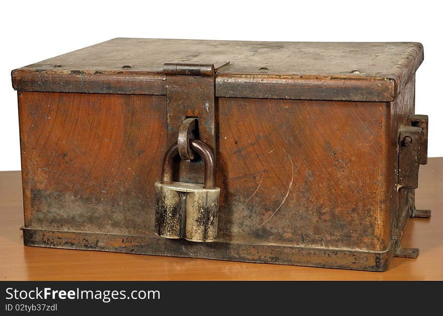 Vintage strongbox