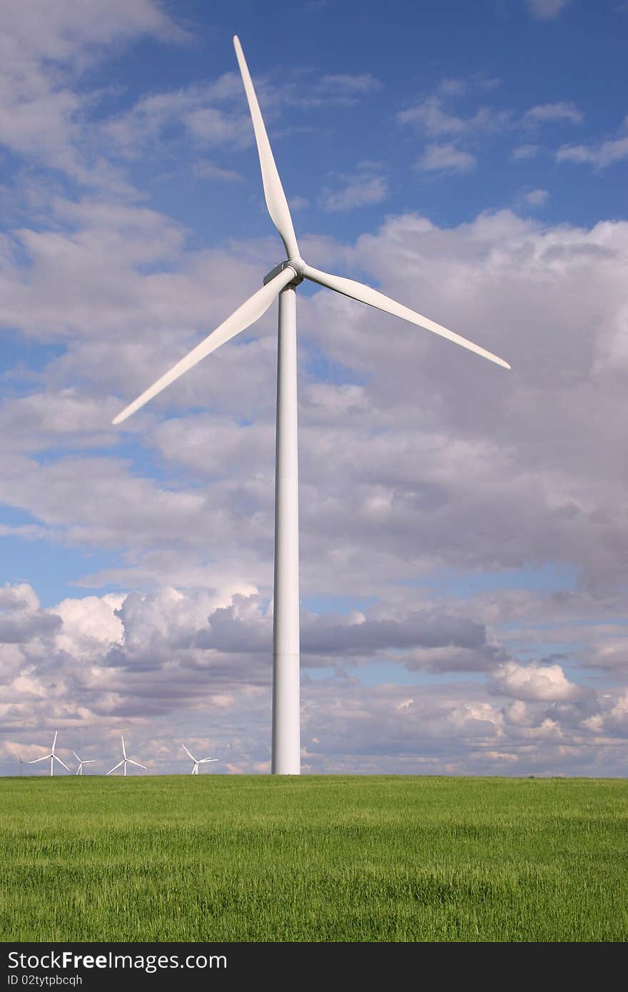 Installed wind turbines, there are hundreds in the region of Castilla La Mancha, near my hometown. Installed wind turbines, there are hundreds in the region of Castilla La Mancha, near my hometown