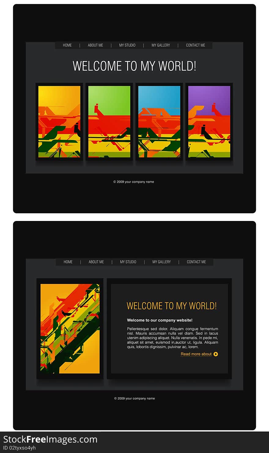 Website template