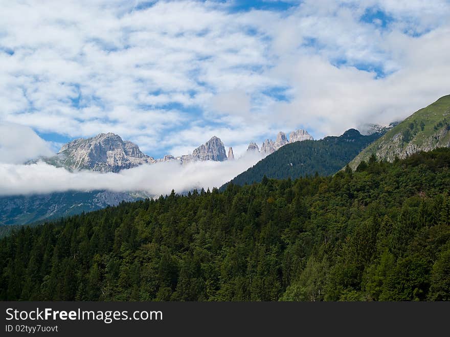 Trentino mountain scenery