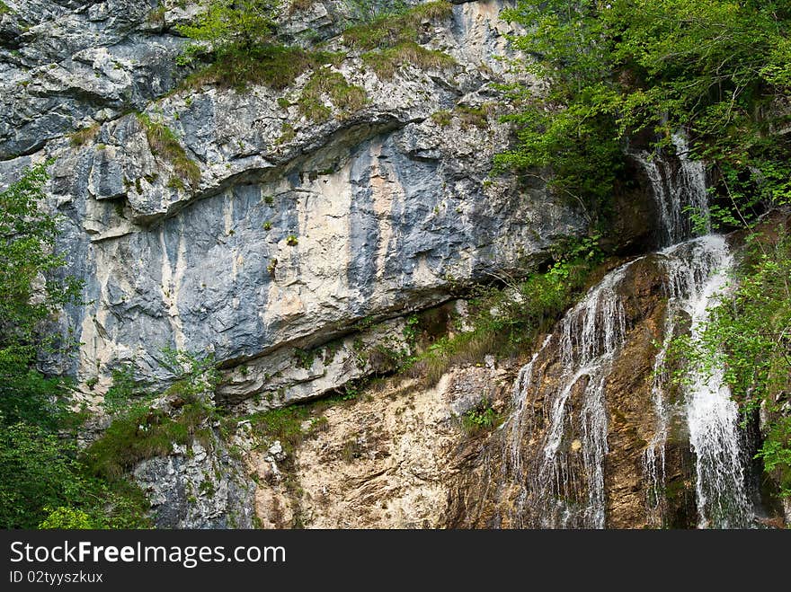 Waterfall molveno