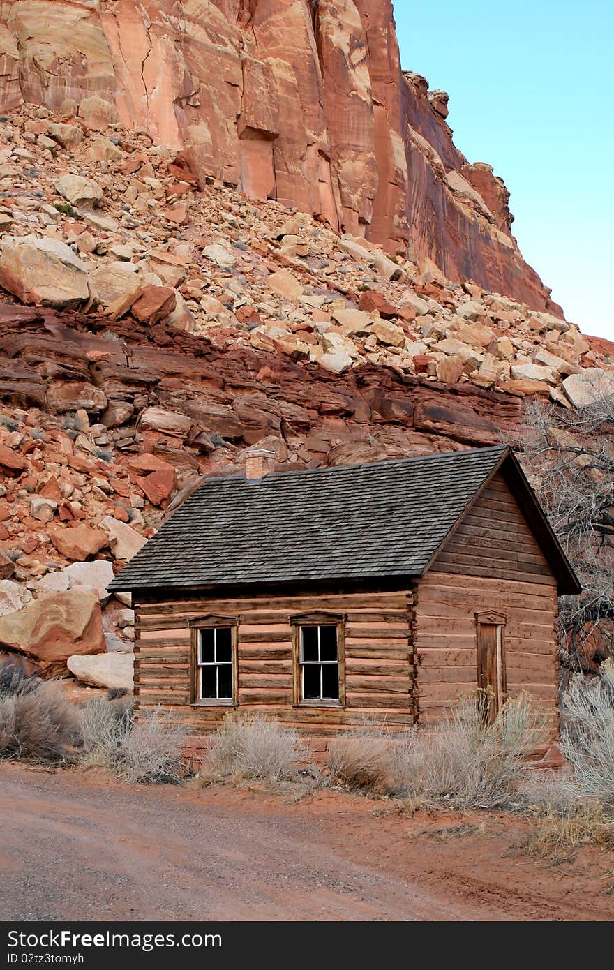 Indian Schoo, House In Capitol Reff National Park