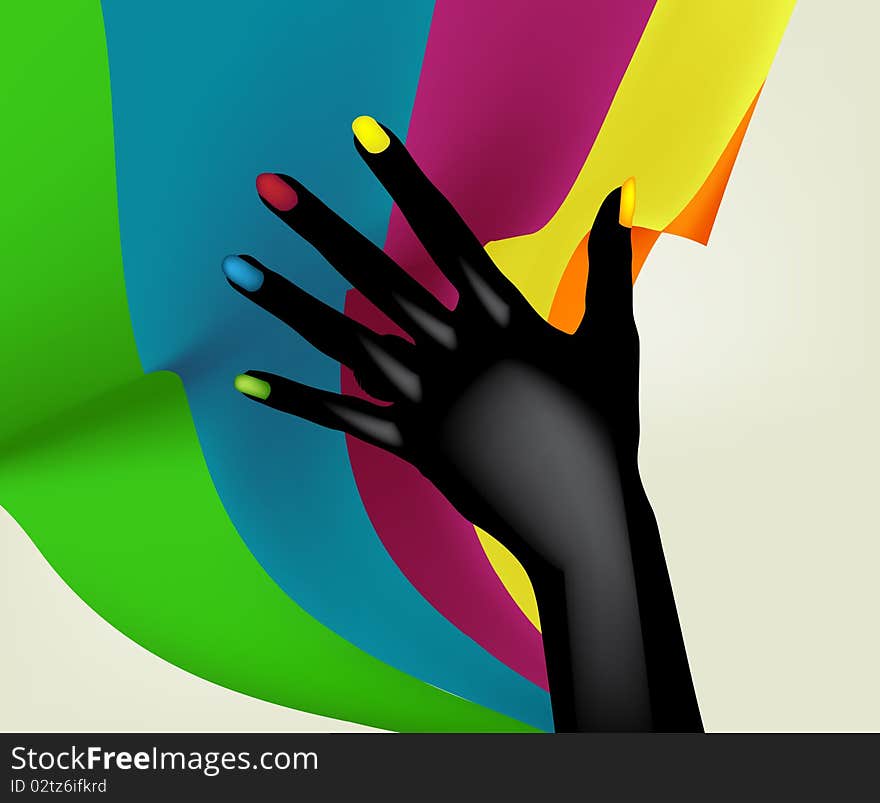 Colorful and stylish abstract background .