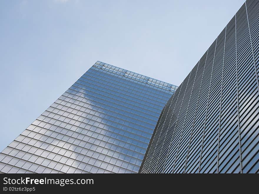 Detail of modern office buildings in New York. Detail of modern office buildings in New York