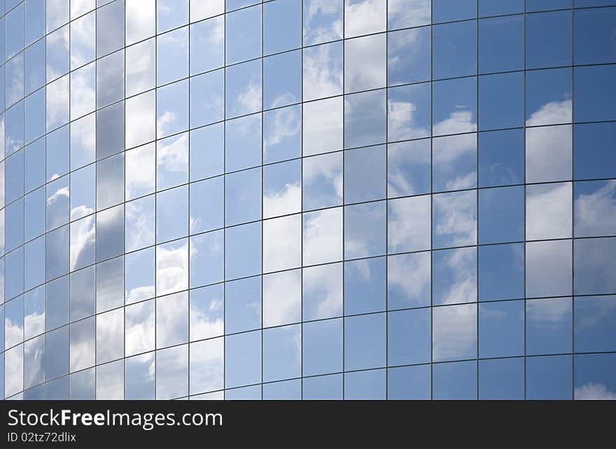 Detail of modern office buildings in New York. Detail of modern office buildings in New York