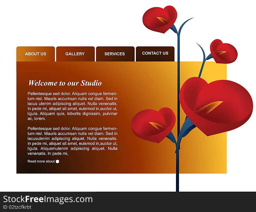 Website template