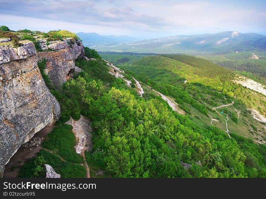 Beautiful mountain landscape. Composition of nature.