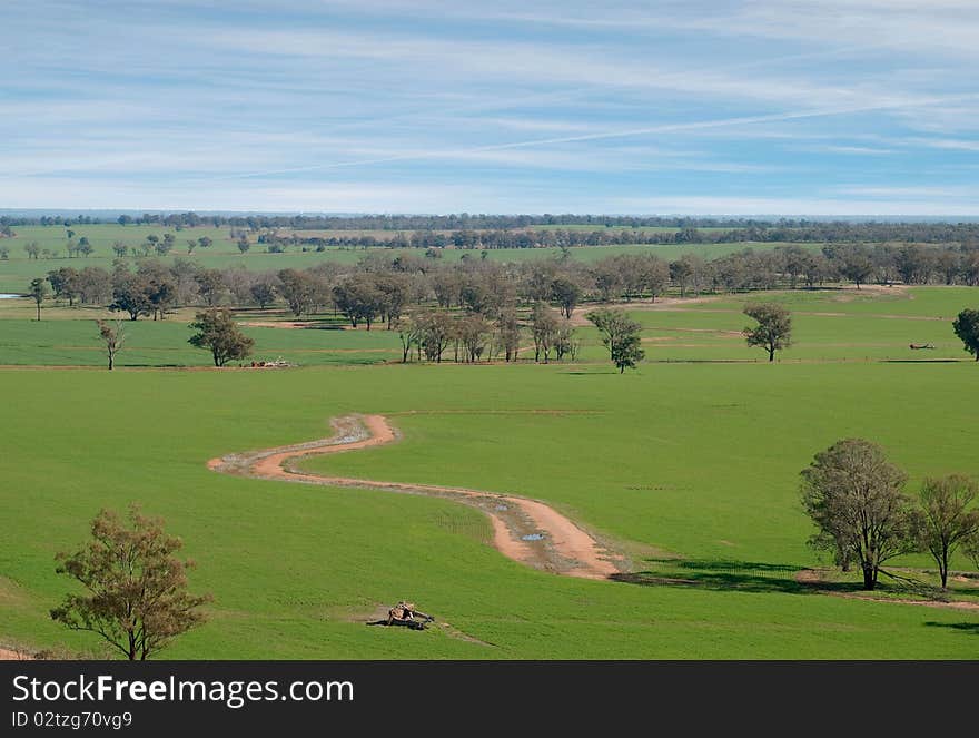 A country landscape in Australia 2