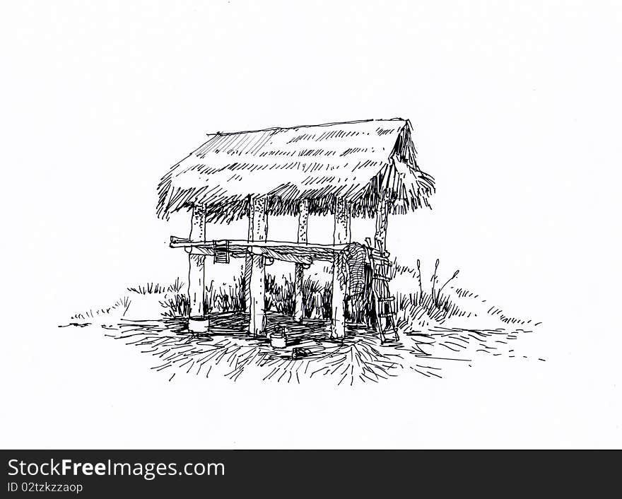 Thai farmhouse