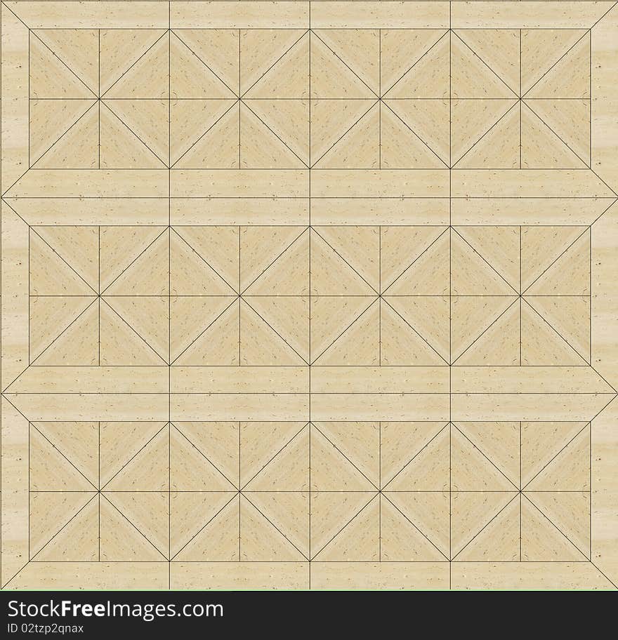 Beige and yellow floor tiles