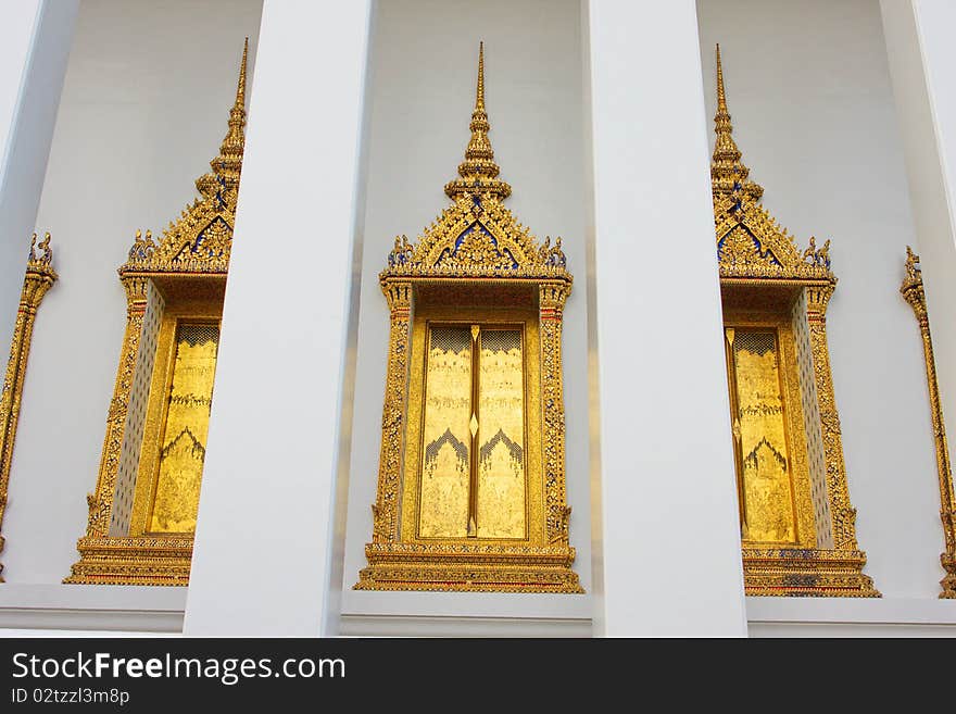 Wat Suthatthepwararam, in Bangkok, Thailand. Wat Suthatthepwararam, in Bangkok, Thailand