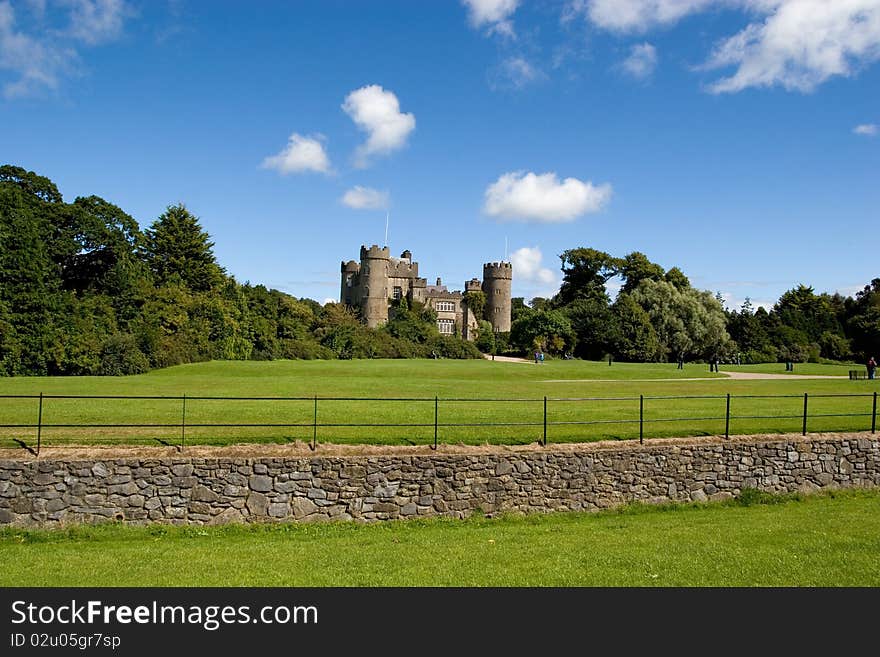 Malahide Castle in Dublin, Ireland