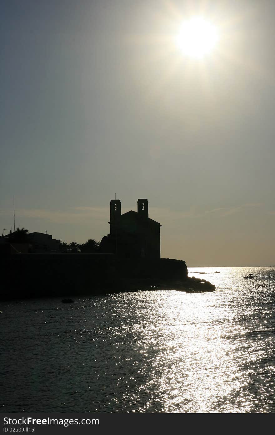 Church in Tabarca island (Spain)