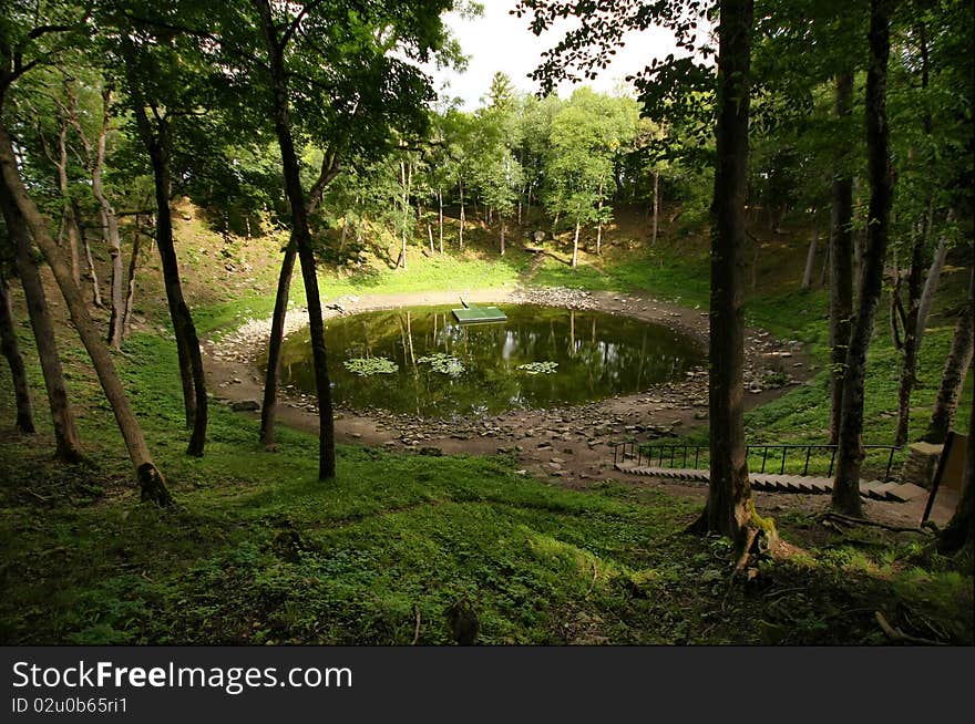 Kaali meteorite crater, Saaremaa