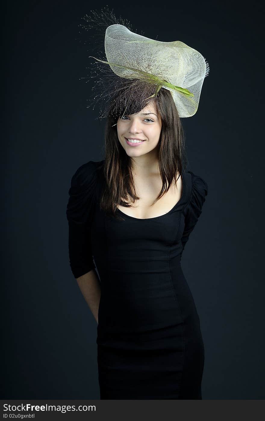 Stylish teen posing with accessory