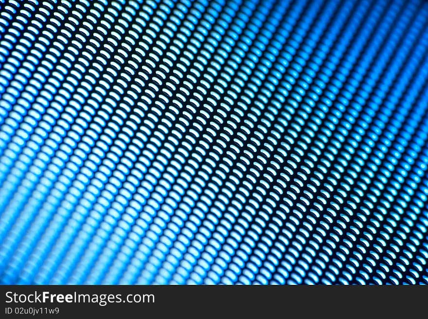 Metallic background with blue gradient