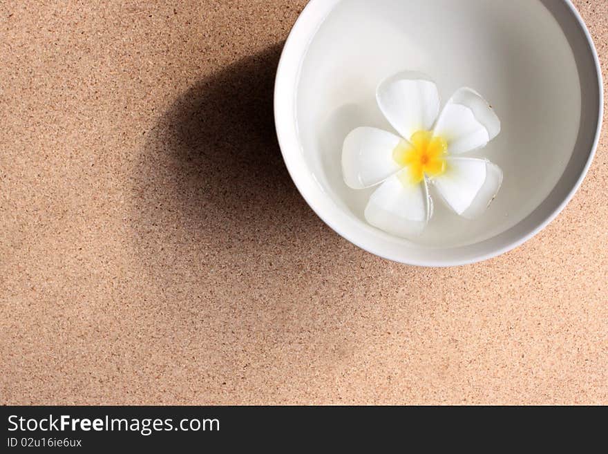 Frangipani float on the perfumed