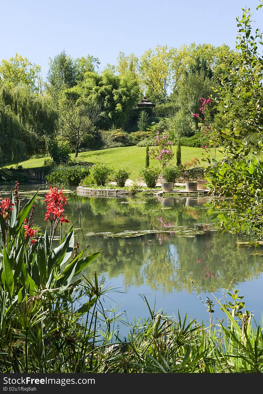 Monets Garden and Lily Pond