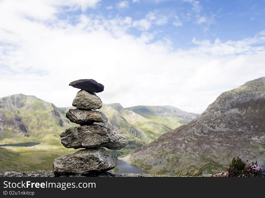 Stones in mountains