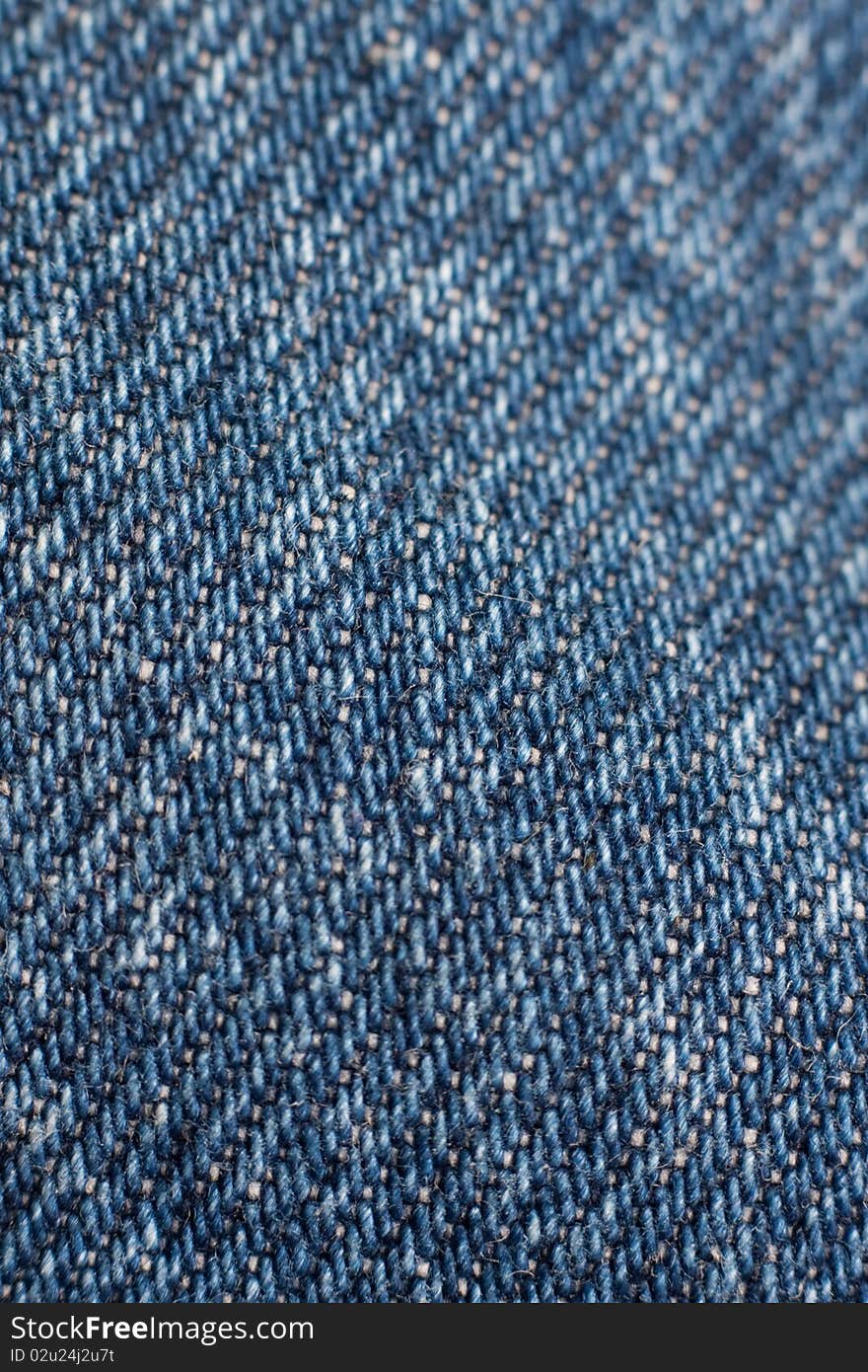 Big close-up on blue jeans. Big close-up on blue jeans