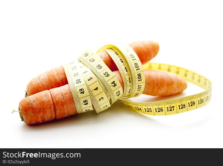 Carrot with tape measure