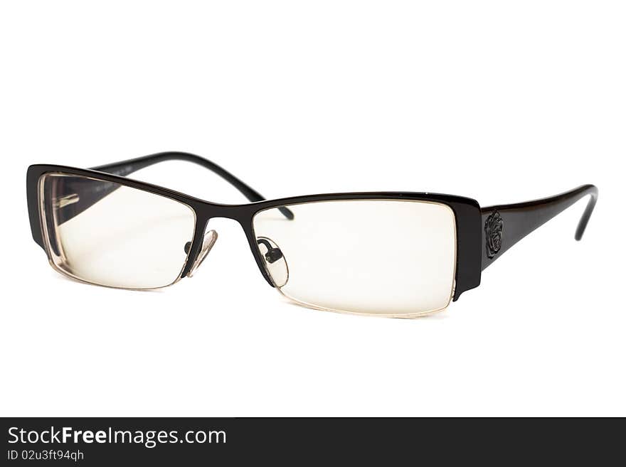 Reading glasses isolated on a white background