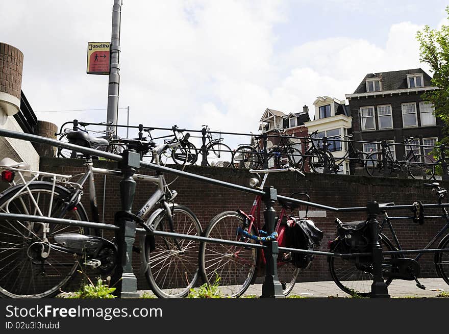 Bicycle In Amsterdam