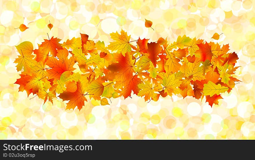 Autumn background. EPS 8 file included