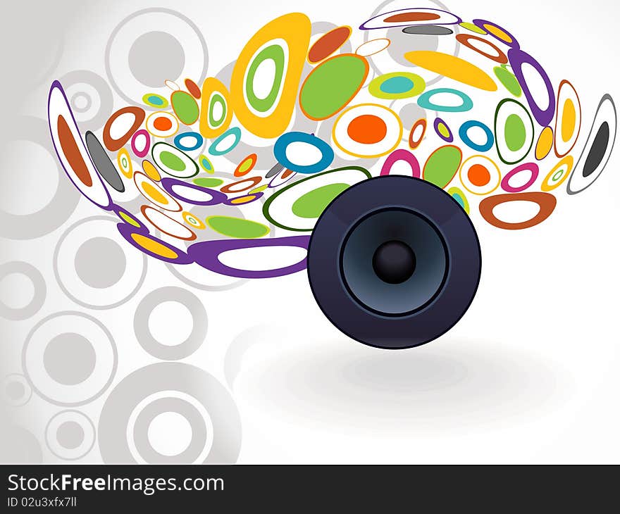 Abstract colorful circle background. Vector illustration. Abstract colorful circle background. Vector illustration.