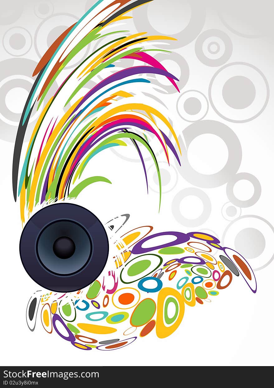 Vector Music Illustration ,eps 10