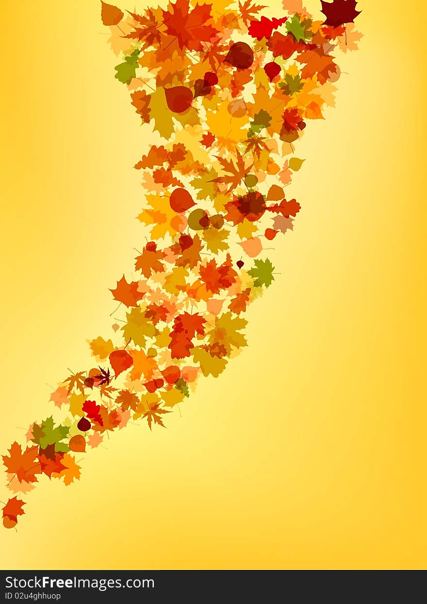 Abstract Leaves Background