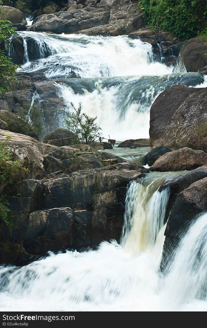 Waterfall in east of thailand