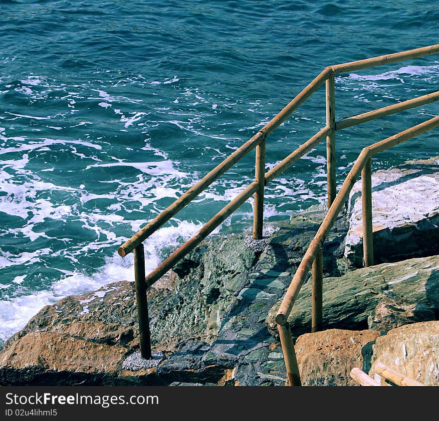 Stairway to the sea