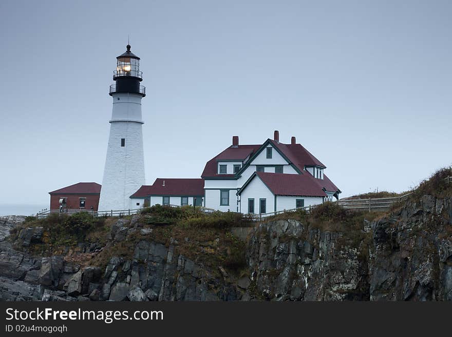 Portland Head Light, Cape Elizabeth, Maine, USA