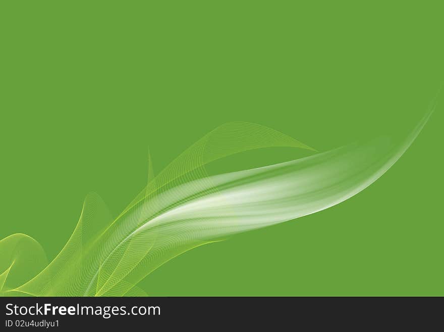 Beautiful abstract background of green