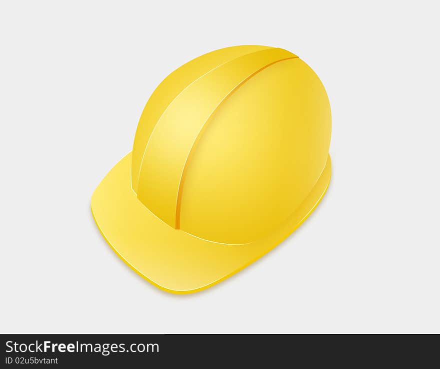 Image of under construction with safety helmet