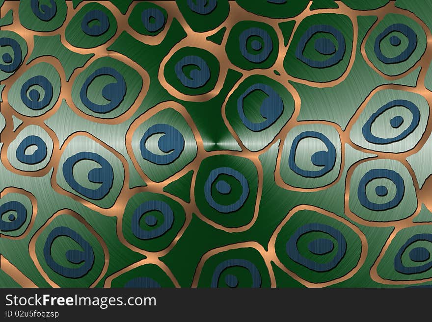 Abstract Metallic Background