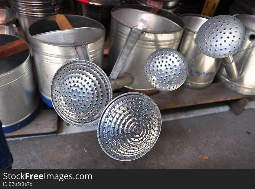 A picture of aluminium flowers shower. A picture of aluminium flowers shower.